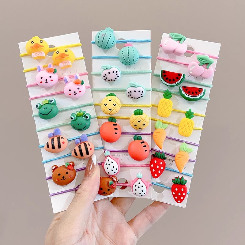 Cuerda del lazo del pelo del bebé tocado de los niños banda de pelo del pulgar cuerda del pelo del bebé niña no duele el pelo banda de goma accesorios para el cabello Niña