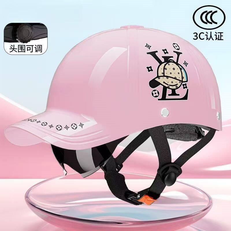 Suitable for the new national standard 3C electric motorcycle duckbill helmet, men's summer sun protection breathable safety helmet, women's 20