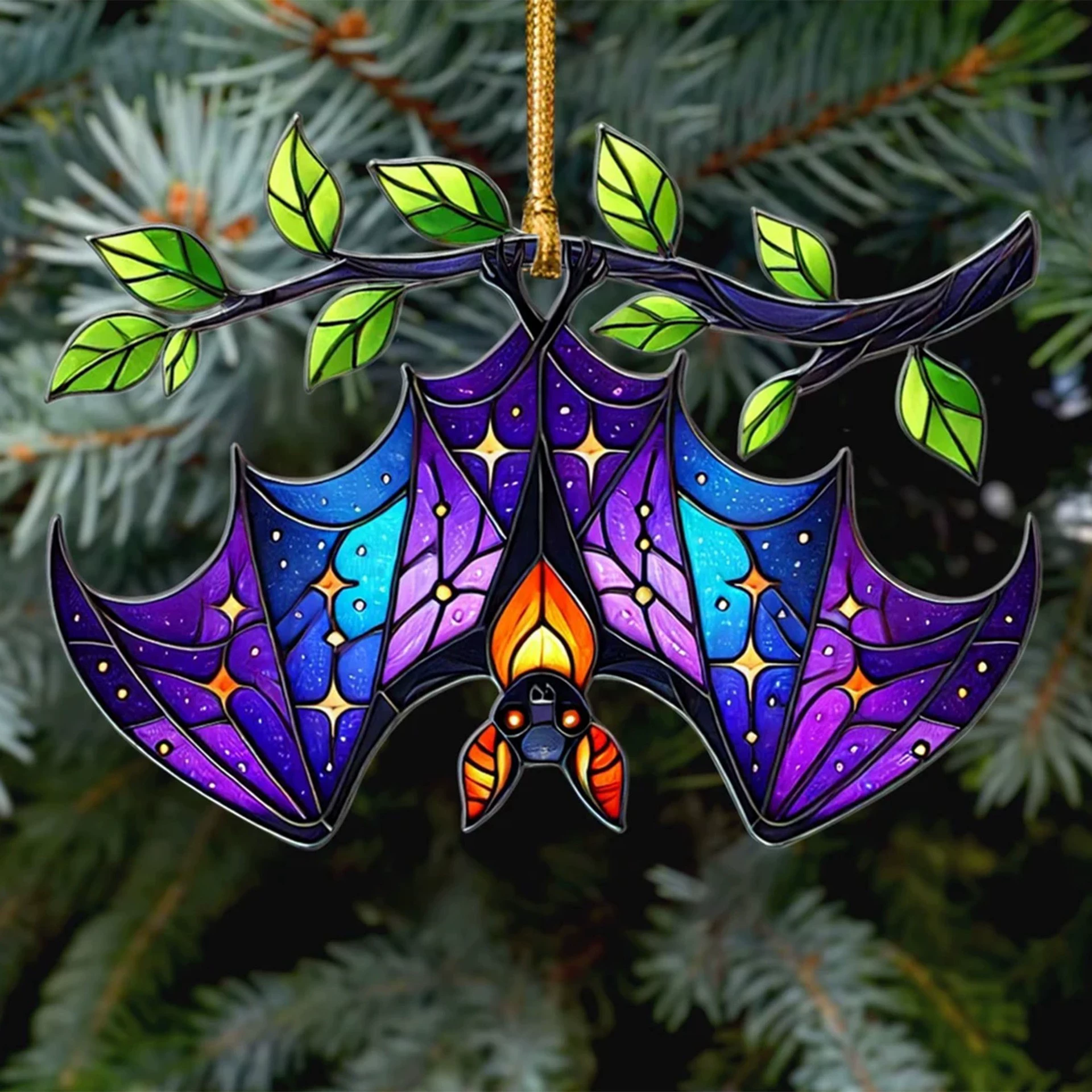 Трансграничная новая акрилная плоская летучая мышь для украшения автомобиля подвеска