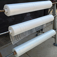 Factory direct plastic film thickened greenhouse film anti-aging high light transmission PO film thickened PE plastic cloth black and white film Factory direct plastic film thickened greenhouse film anti-aging high light transmission PO film thickened PE plastic cloth black and white film