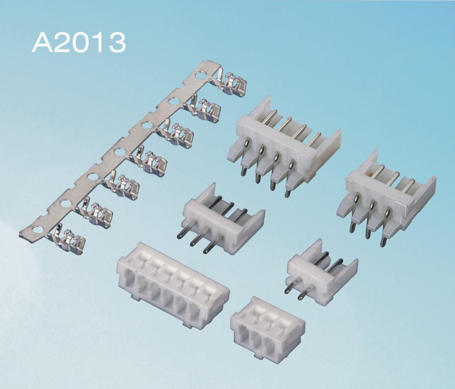 AMP2.0MM/90度.180度（直针弯针）卧贴