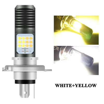 Motorcycle Headlight High-Brightness White and Motorcycle headlights, headlights - h4-whiteyellow-1-piece