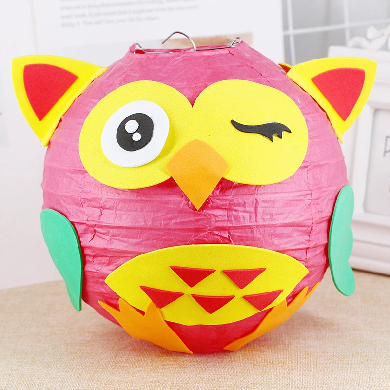 Фонарик для детского сада, мультяшная ручная лампа, игрушка, DIY, рукоделие