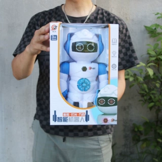 电动跳舞机器人玩具智能儿童旋转会唱歌2-3-4岁宝宝音乐故事模型