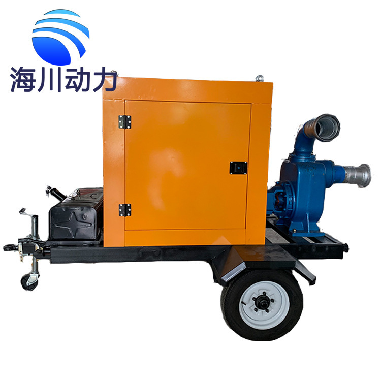 30kw灌漑用水ポンプ果樹園農地農業用移動自吸ポンプ大流量洪水防止排水ディーゼルポンプ|undefined