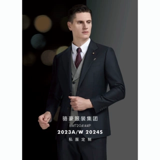 高级羊毛男士西装男装全套伴郎服结婚庆礼服新郎西装宴会服装定制