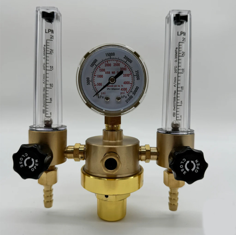 TWINS dual flow-meter regulator for TIG and PURGR welding