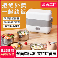 电热饭盒可插电加热保温饭盒热菜蒸煮饭便携式上班族煮饭神器礼品
