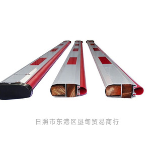 Haikangwei Sight Road Gate Rod Community Parking Lot Straight Rod Lifting Rod Guard Railing Upper Oval Lower Rubber Strip 85X