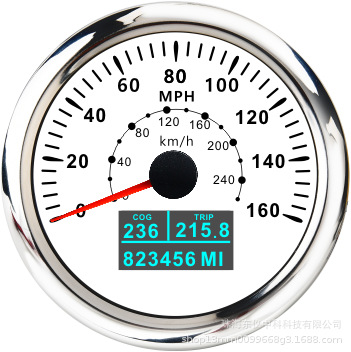 Cross-Border Hot-Selling Car Gps Meter 85mm Gps Speedometer Dual Unit Series 12V24V