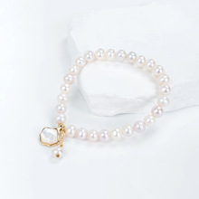 ��Ȼ��ˮ�������Ů��ؐĸ�ִ�6-7mm�~���18k�𺆼s������Ů