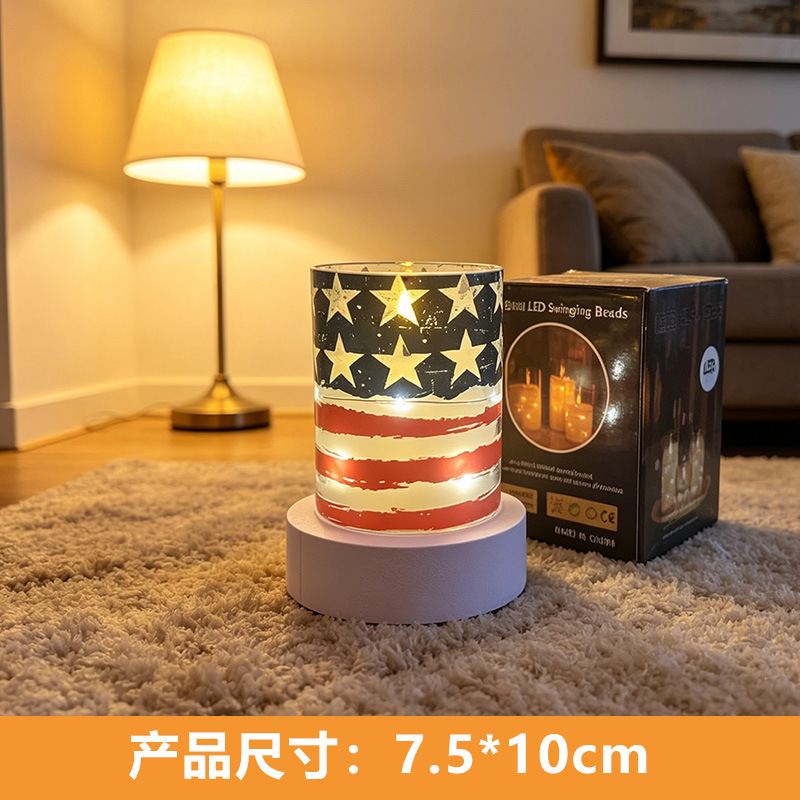 Explosiones transfronterizas LED lámpara de vela electrónica simulación taza de vela de plástico diseño de boda cumpleaños lámpara de vela atmósfera lámpara