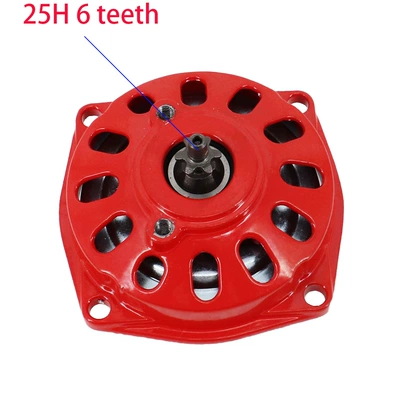 Flywheel/Gear run front sprocket side