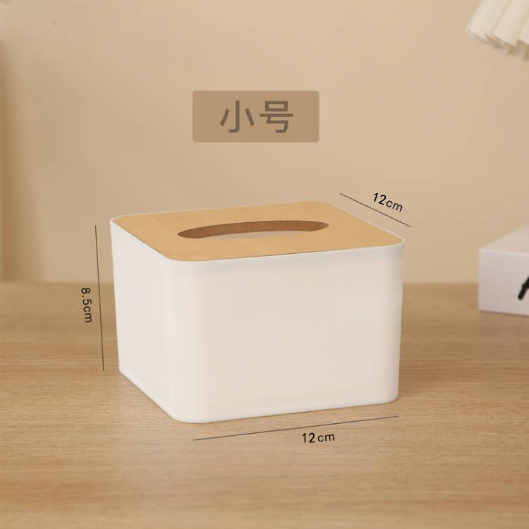 Caja de toallas de bambú cubierta de madera Caja de publicidad de regalo Caja de extracción de papel Restaurante Hotel Hotel Oficina Empresa Personalizada Almacenamiento impermeable