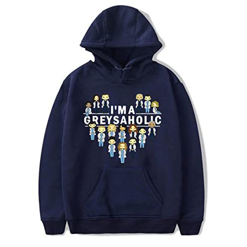 Dó drama americano insignia doctor Grey's trendyy Grey's Anatomy sudadera con capucha y cuello redondo ropa de invierno con capucha para hombres y mujeres
