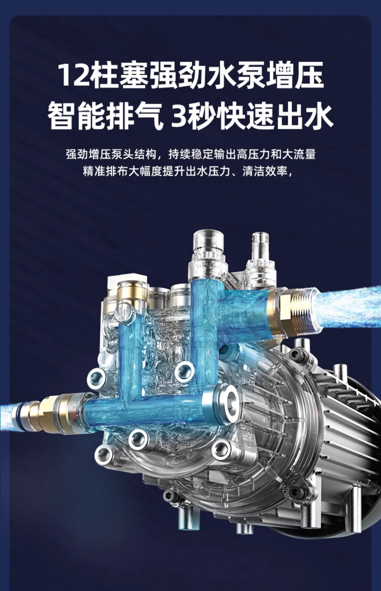 Car Washing Machine 220V Household High-Pressure High-Power Cleaning Machine Supercharged Water Gun Car Powerful Floor Washing Artifact Water Wholesale