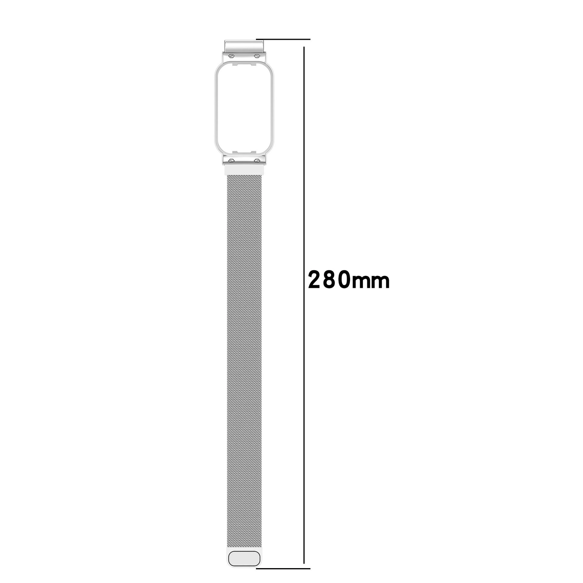 Подходит для Redmi Bracelet 2, металлический корпус (чехол) для Redmi Band2, совместим с ремешком 18 мм, оптовая поставка