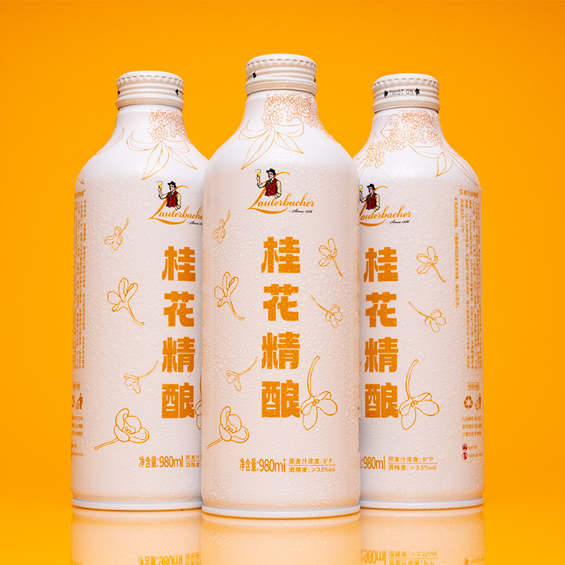 整箱代发劳德巴赫精酿桂花精酿l白啤啤酒经典麦芽双重发酵|undefined