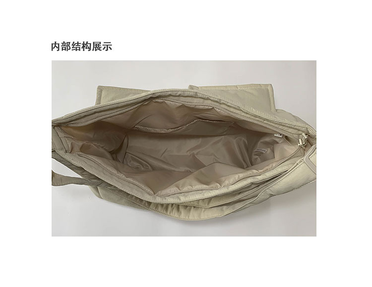 Japanese-style workwear style large-capacity single-shoulder bag, large pocket simple tote bag, ins canvas school crossbody messenger bag Application Scenario