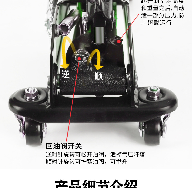 Hydraulic 0kg Ton 2.5t 3t Household Off-Road Suv Vehicle-Mounted Horizontal 0kg Ton Genuine Car Jack