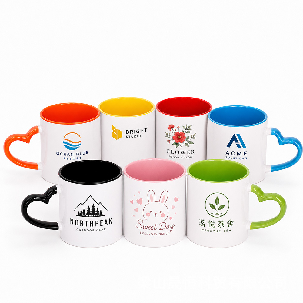 Fabricante de suministro de tazas de cerámica tazas de recubrimiento de color tazas de sublimación de color tazas de transferencia de calor patrón personalizado tazas image 10