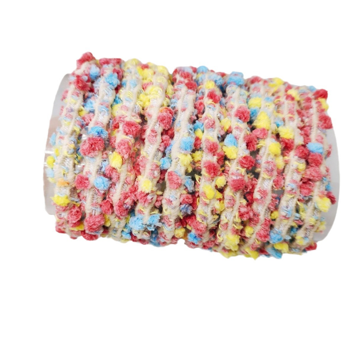 Venda colorida de las mujeres dulce estrellado cuerda de pelo en caja alta banda de goma elástica duradera banda de pelo no duele accesorios para el cabello