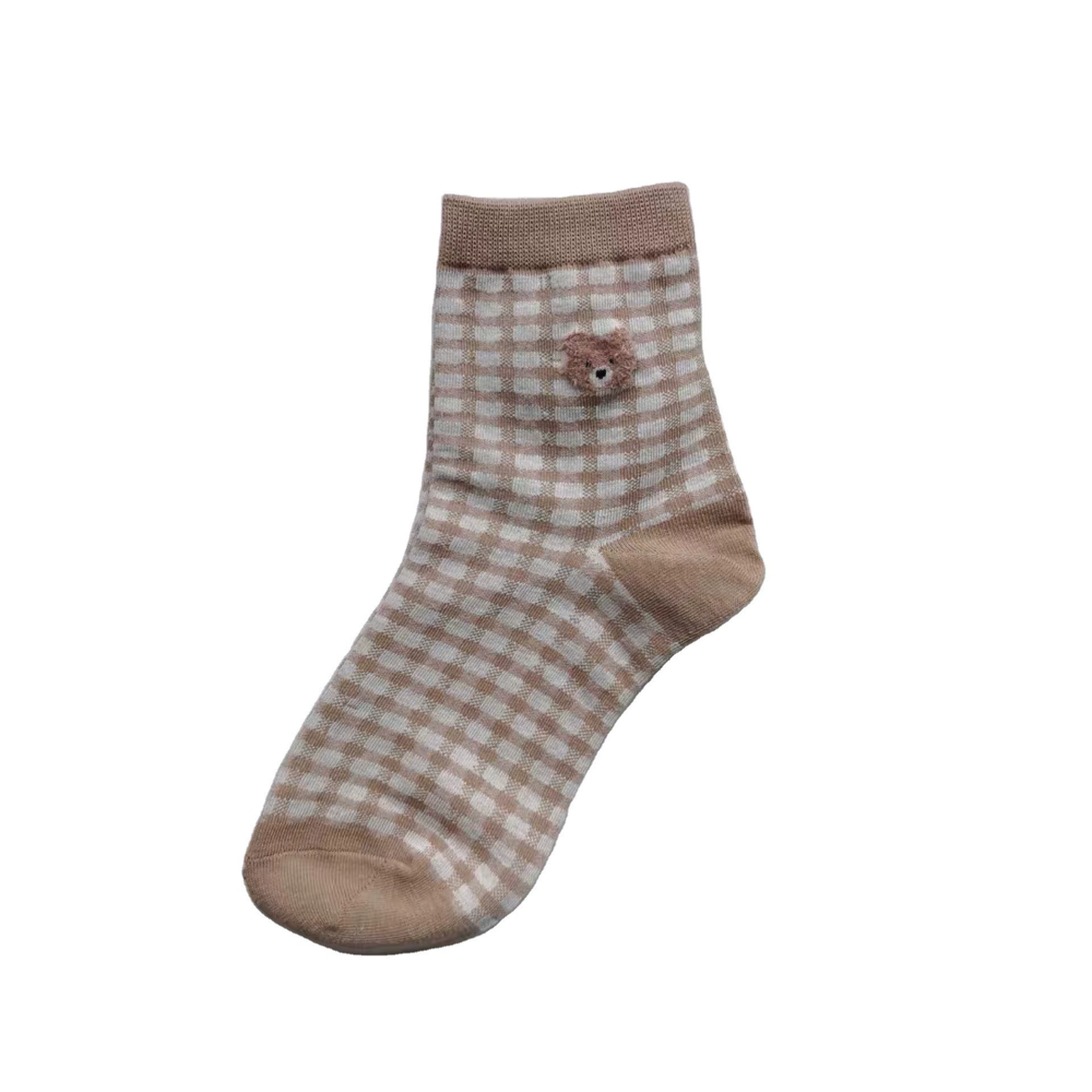 колготки‑носочки cute bear pattern, до середины икры для учащихся начальных классов, легкие 0,0535 кг
