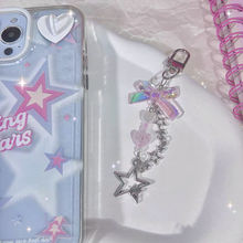 【星中有星星】手作串珠自制少女心简约ins钥匙扣可爱咕本卡挂件