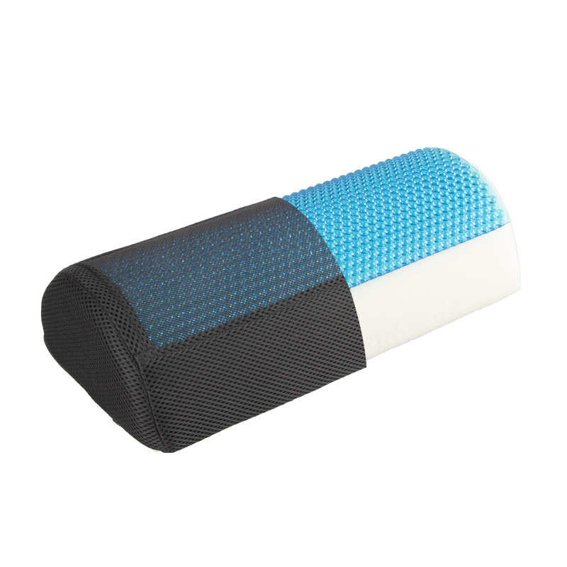 Transfronterizo venta caliente reposapiés gel oficina resto pie almohadilla semicírculo pie almohadilla pierna cintura almohada cojín multifuncional cojín