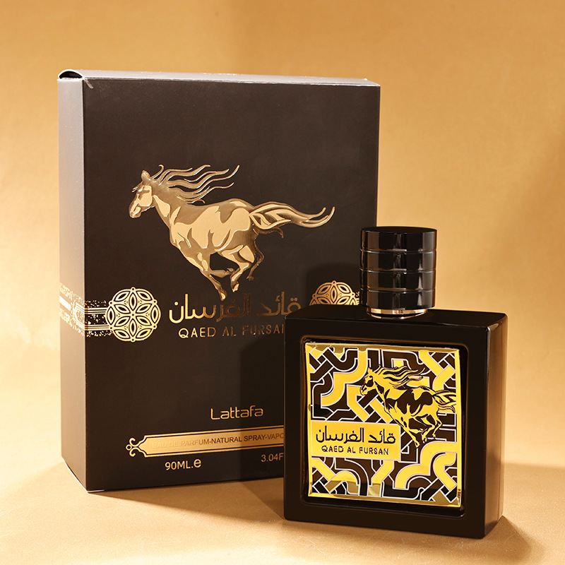 Perfume Masculino Popular Transfronterizo, Fragancia Ligera Fresca y Duradera, Fragancia Árabe de Oriente Medio, Knight Leader al por Mayor
