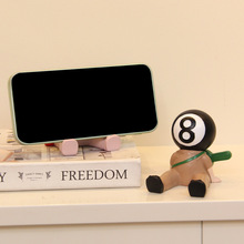 台球室桌球俱乐靠杆器摆件台球桌配件球杆收纳器桌球茶几收纳放杆