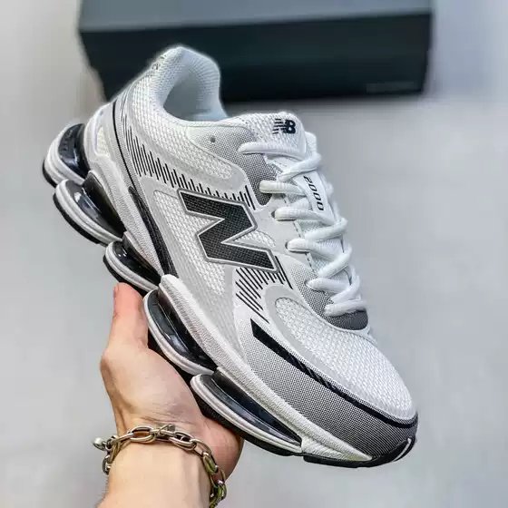Genuine NB 2000 Cushioned Non-Slip Running Shoes, Thick-Soled Retro Dad Sneakers for Men and Women, Casual Fashion Style
