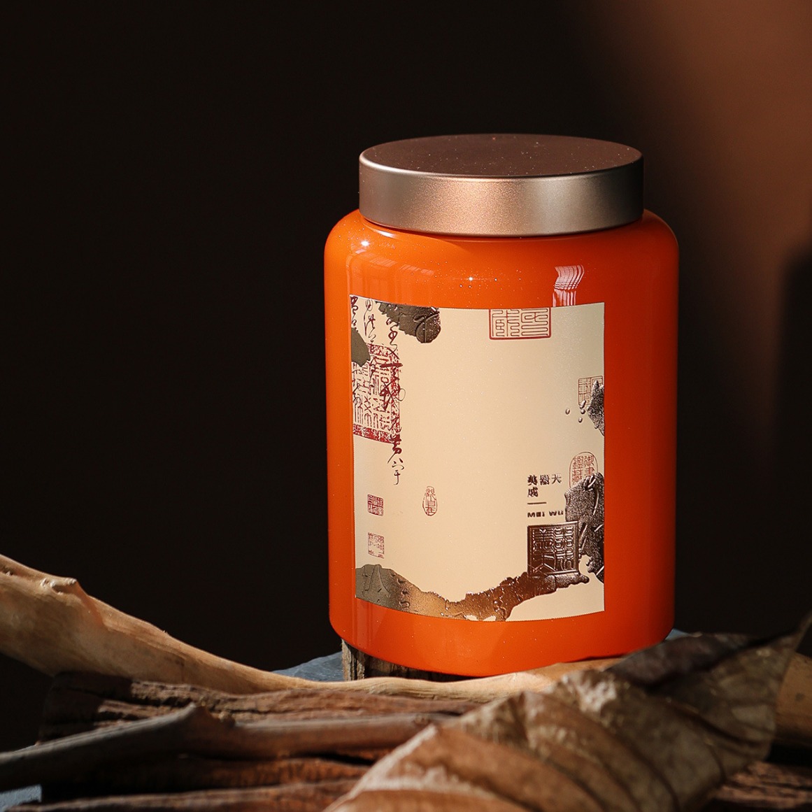 601烤漆罐茶叶包装罐茶叶铁罐食品罐储存罐适装岩茶白茶黑茶散茶