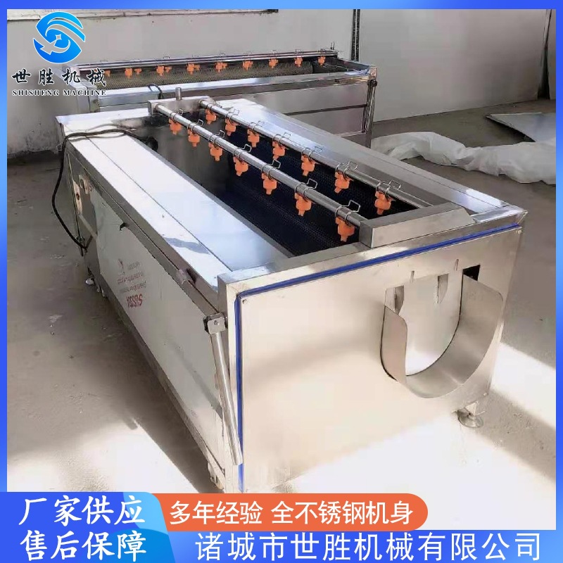 厂家供应不锈钢山药去皮机 根茎类蔬菜毛刷清洗机 莲藕清洗去皮机