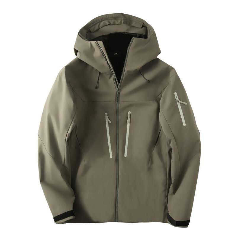 Men's Clothing jacket outdoor single layer three proof outdoor windproof and waterproof jacket _voghion.com