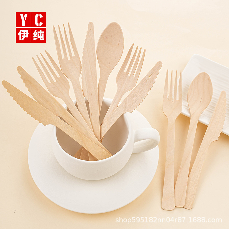 Cuchillo de madera desechable cuchillo de madera cuchilla