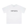 White embroidered black letters