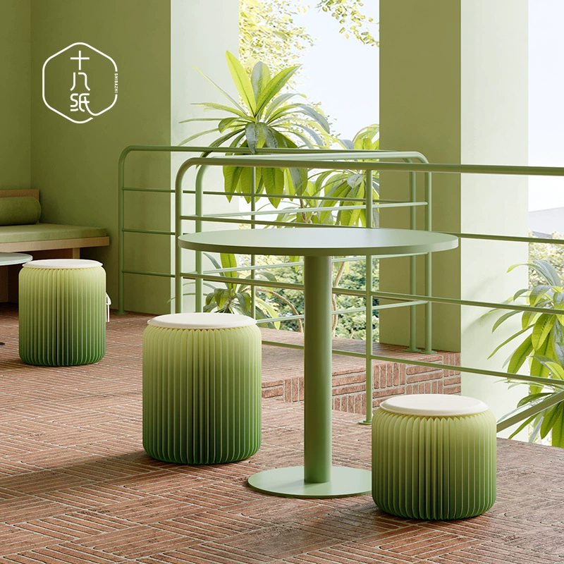 十八纸 Stool Creative Design Fashion Dwarf Shoes Stool Makeup Powerful Nordic Wind Dopple Miner Stool Storage Simple Storage
