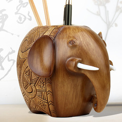 Creative Fashion Cute Elephant Pen Holder Ornament Teacher's Day Gift Student Prize Company Gift Study Room Decor