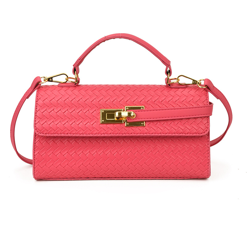 Ventas calientes de nuevo tejido portátil Kelly bolso cuadrado de mujer comercio exterior transfronterizo alta sensación de lujo ligero versátil mochila