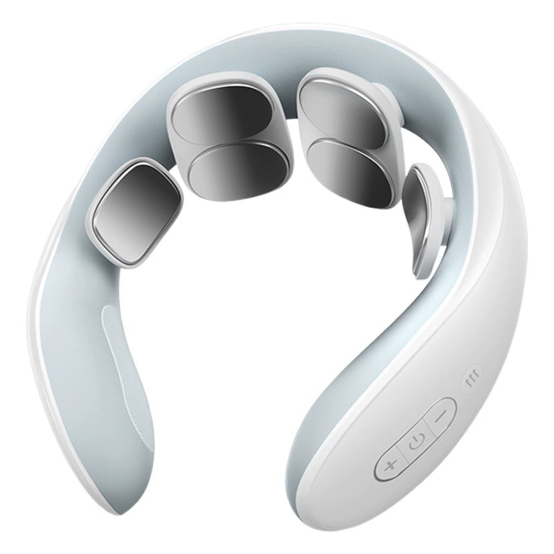 Инструмент для защиты шеи зарядка массажный инструмент для шейного отдела позвоночника электротерапевтический ФИЗИОТЕРАПЕВТИЧЕСКИЙ инструмент импульсный нагрев голосовой Массажер для шейного отдела позвоночника трансграничный