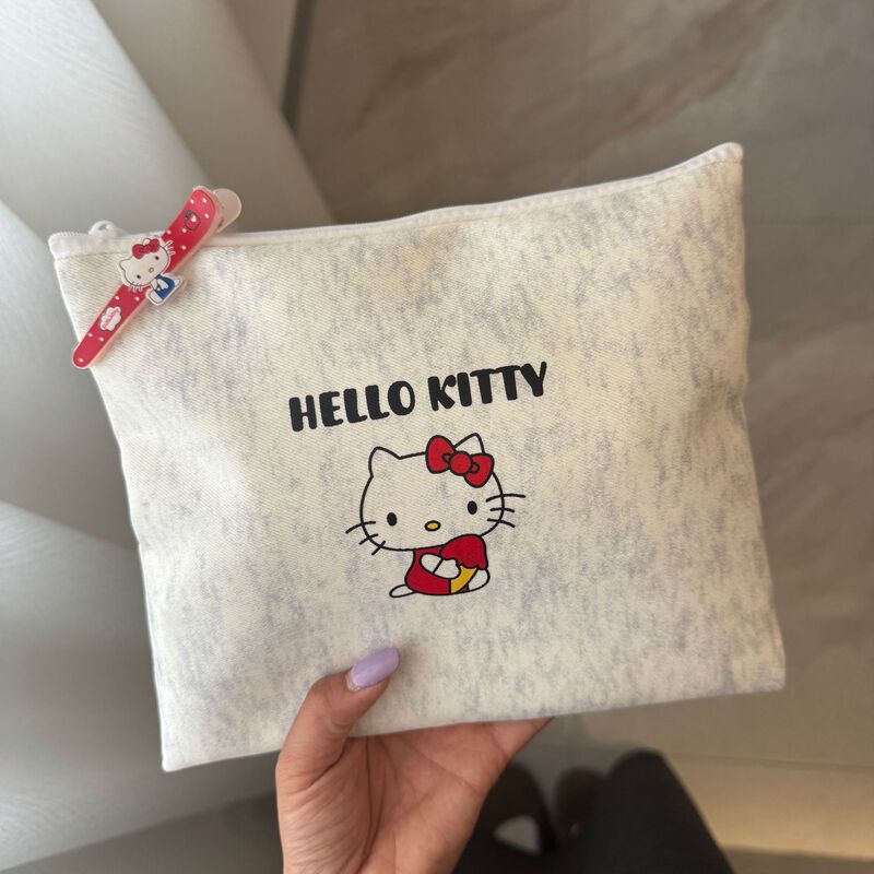 Hellokitty Cute Clutch Bag with Large Capacity, Versatile and Portable for Outings, Toiletry Bag, Cosmetics Storage Bag Hellokitty Cute Clutch Bag with Large Capacity, Versatile and Portable for Outings, Toiletry Bag, Cosmetics Storage Bag