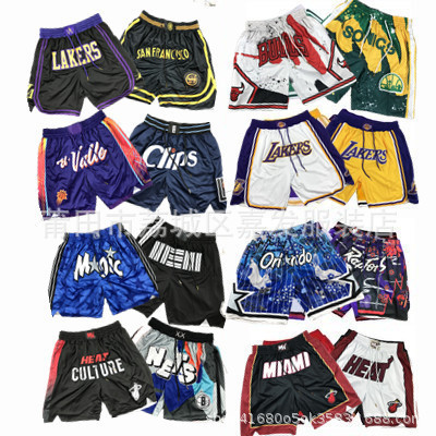 Foreign trade cross-border supply basketball pants wholesale Grizzlies Morant Spurs Sun Bucks Owen basketball pants