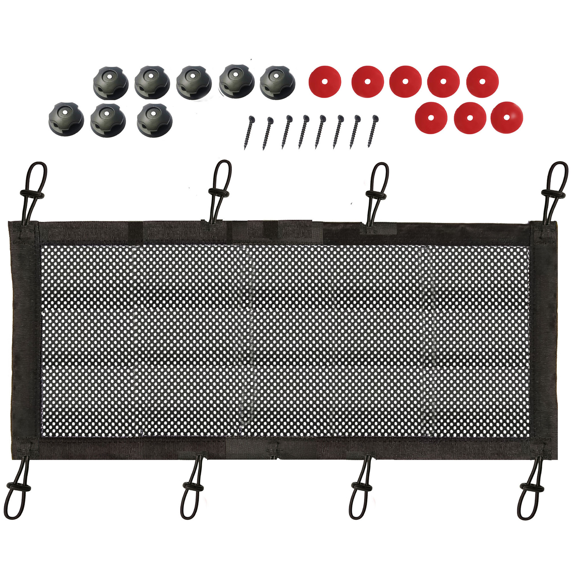 Soporte de enchufe Red de almacenamiento de devanadera sin perforaciones Fondo de mesa oculto