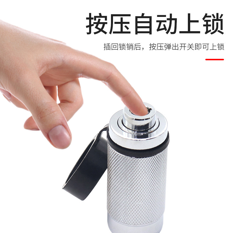 Cierre antirrobo para remolque, acero inoxidable, RV, bloqueo gancho seguridad