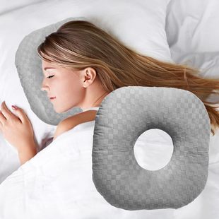 Hollow Seat Cushion Lumbar Side Sleeping Ear Holes Repair Medical Ears Donut Ear Pillow Side Sleeping Pillow