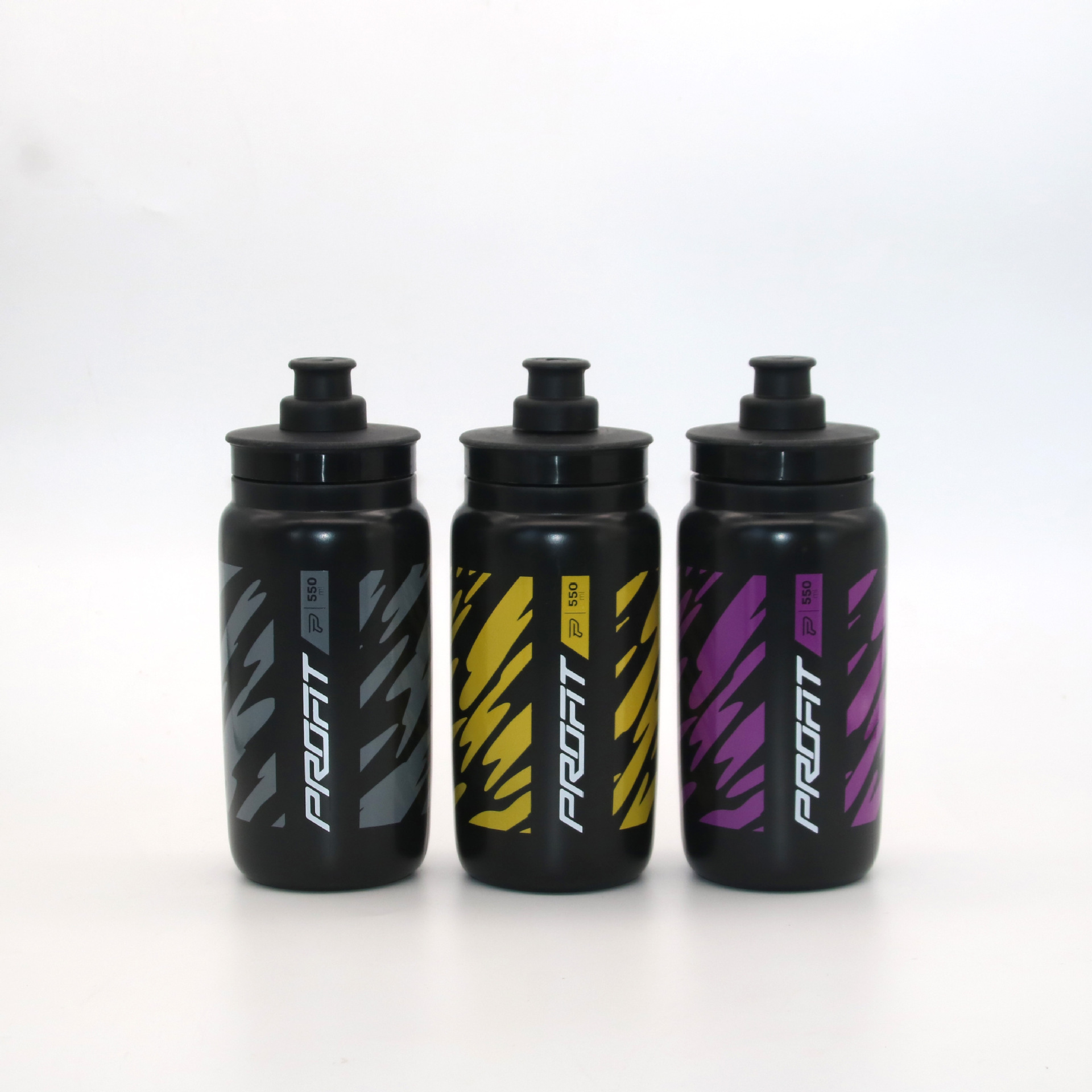 Botella de agua deportiva liviana para ciclismo de ruta y montaña, vaso de plástico comprimible sin BPA