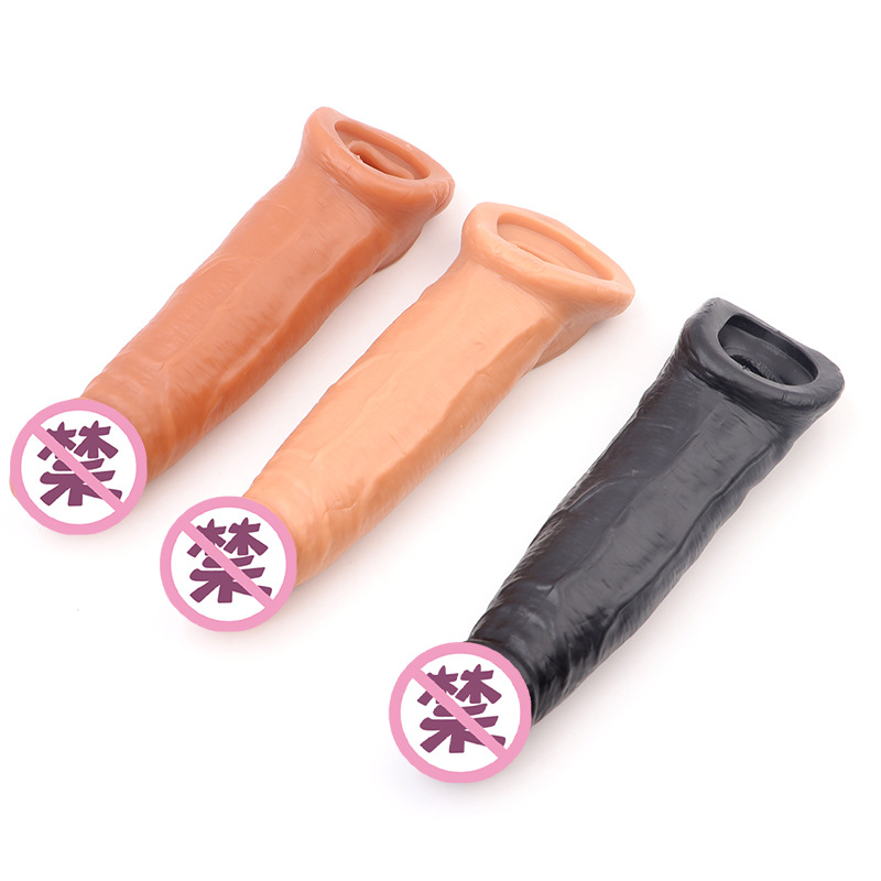 TPE Dragon-Texture Penis Sleeve, Manual Textured Cover for Couples’ Shared Play — detail image 3