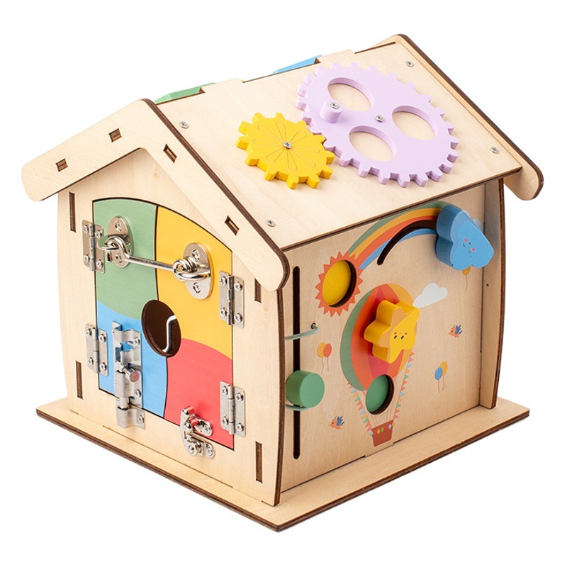 Chica jugar Casa de juguete casa de muñecas princesa chica Castillo Villa ocupada pequeña casa niños regalo de cumpleaños