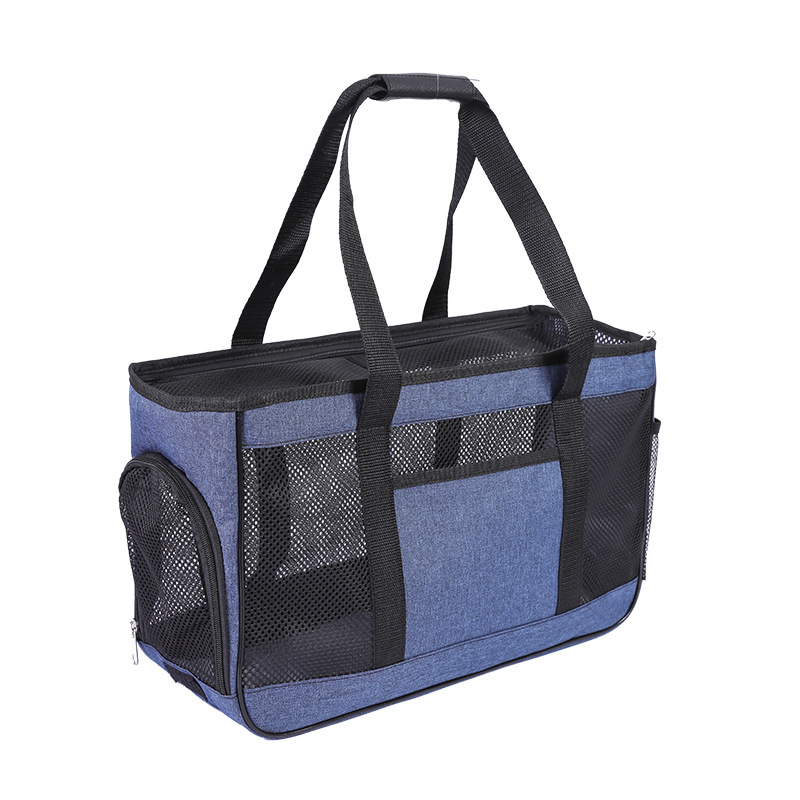 Bolso de mano portátil para mascotas Z Cat Bag para salidas, plegable, de gran capacidad, de tela Oxford, transpirable, para transportar mascotas.